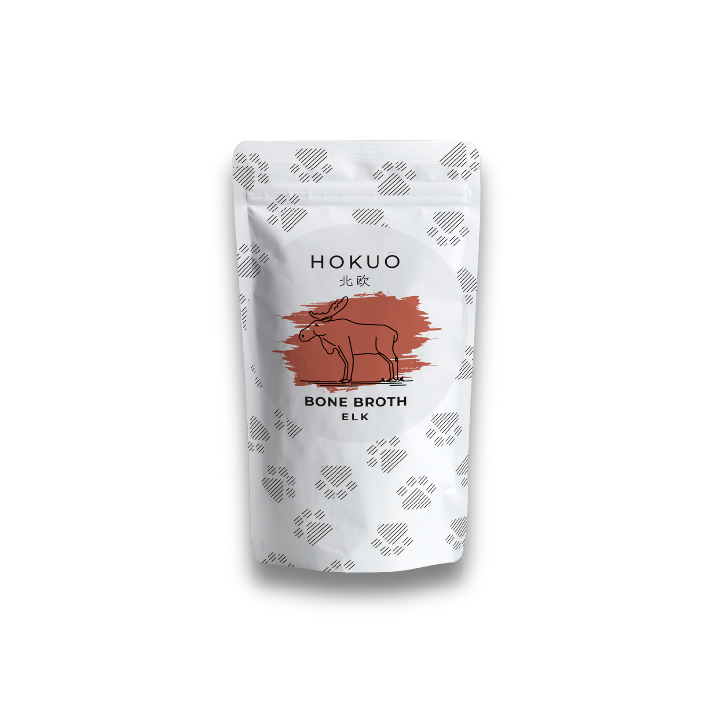Hokuō™ - Bone broth - Smak av elg - 100ml | LF Distribusjon